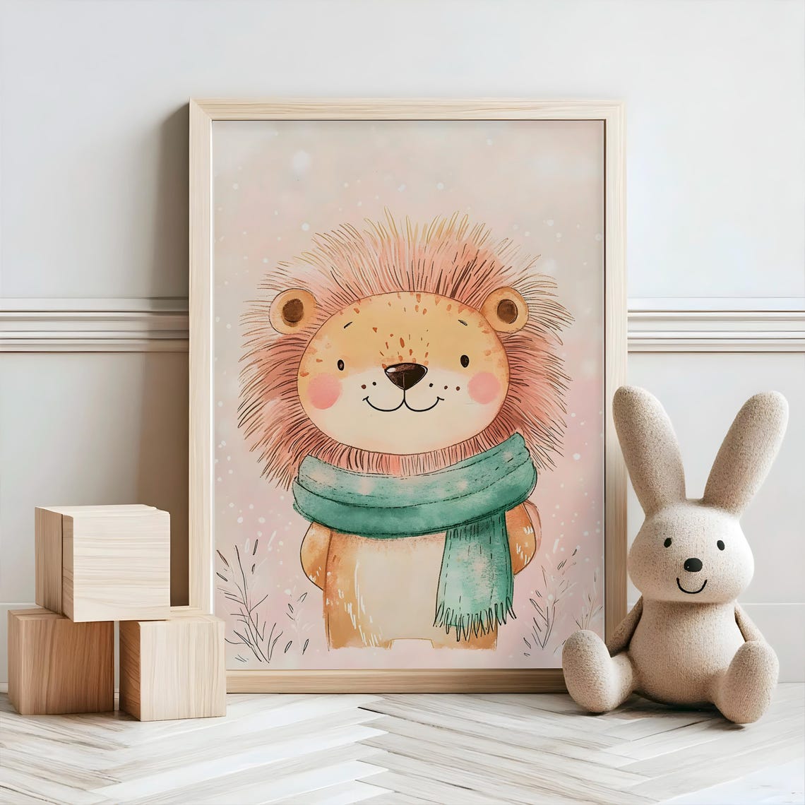 Nursery Decor Baby Room Wall Art Nursery Decor Prints Animal Boho Kids Room Decor Instant Playroom Print - Image 2