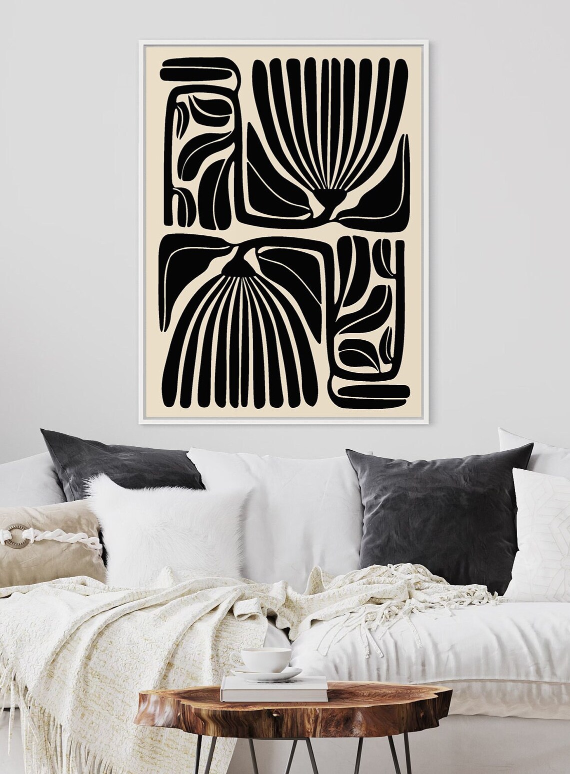 Abstract Botanical - Contemporary Travel Poster - Image 2