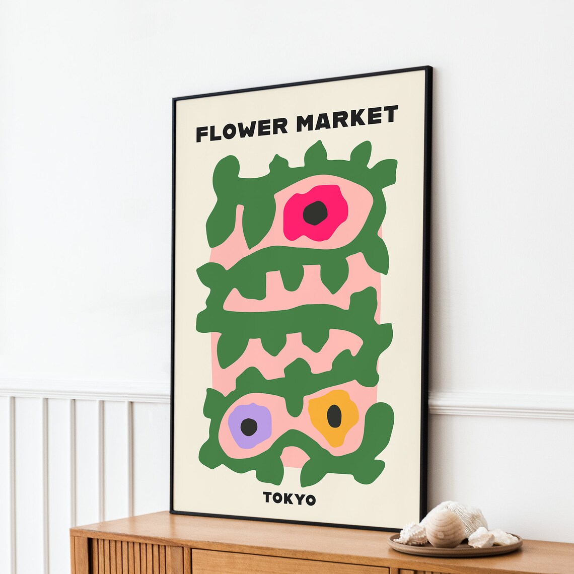 Flower Market Floral Poster, Botanical Boho Decor - Image 4