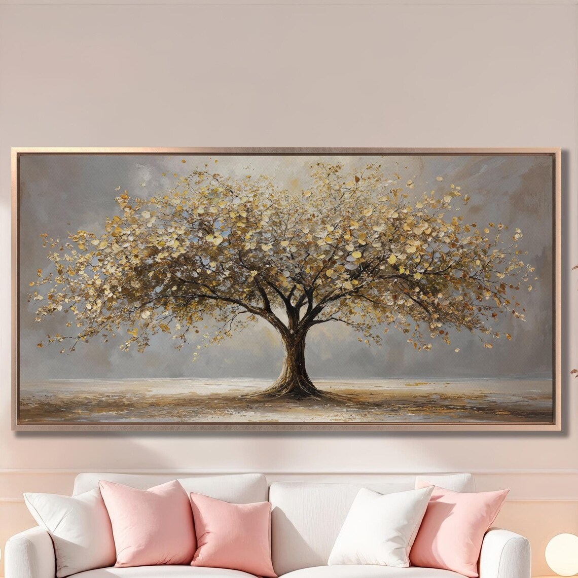 Tree Of Life, Autumn Landscape Modern Art Print