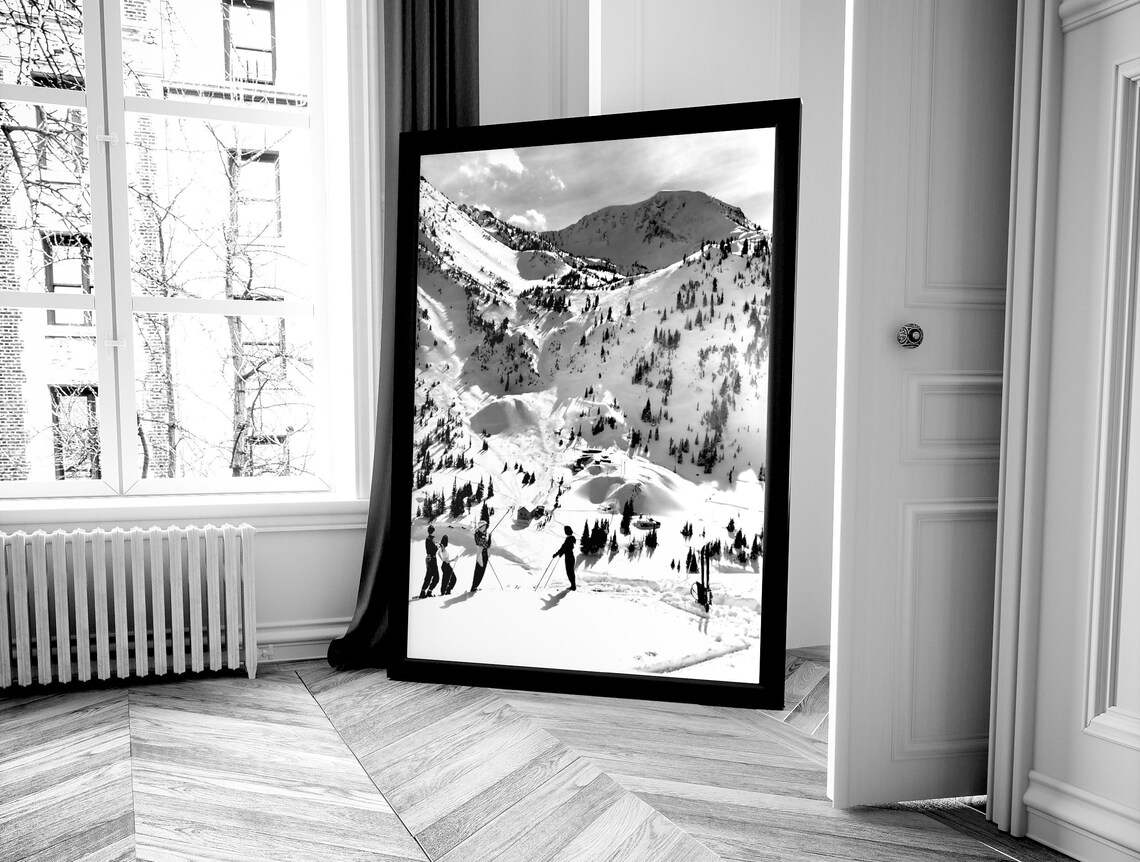Vintage Apres Skiing Poster, Retro Ski Lodge Decor - Image 4