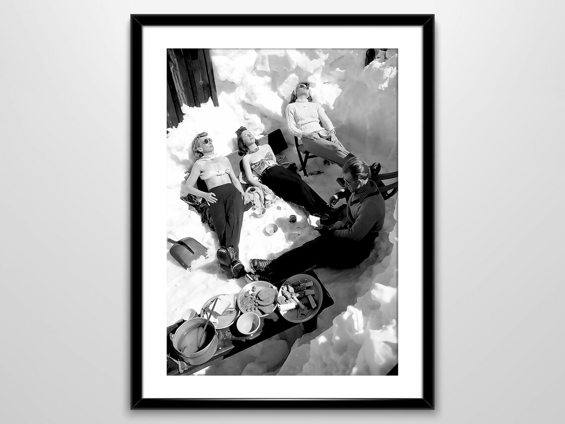 Vintage Apres Ski Photo Print, Ski Lodge Decor - Image 4