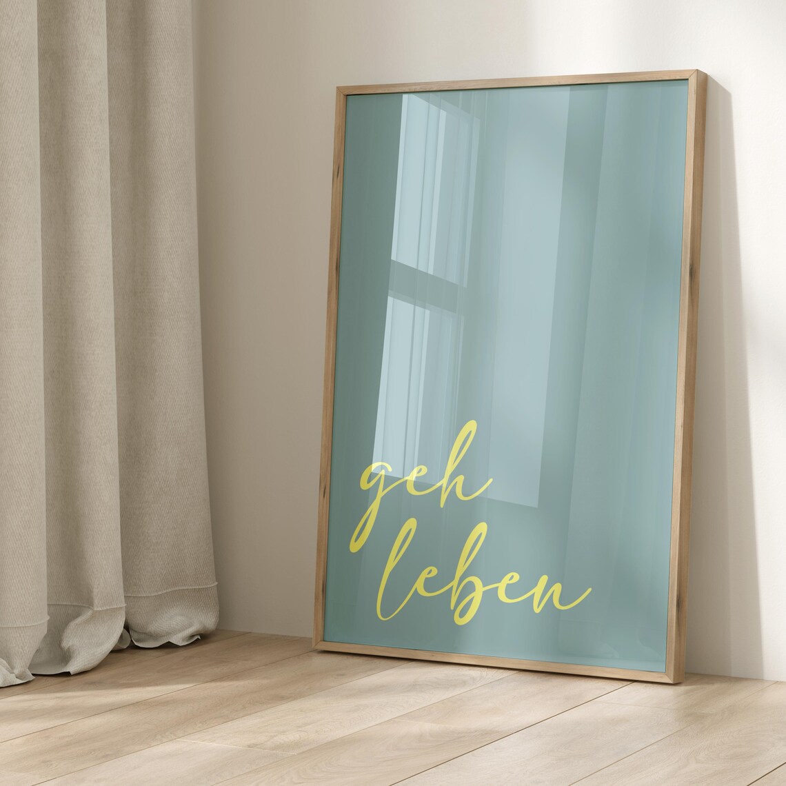 Go Live Live More Consciously Motto Poster - Image 3