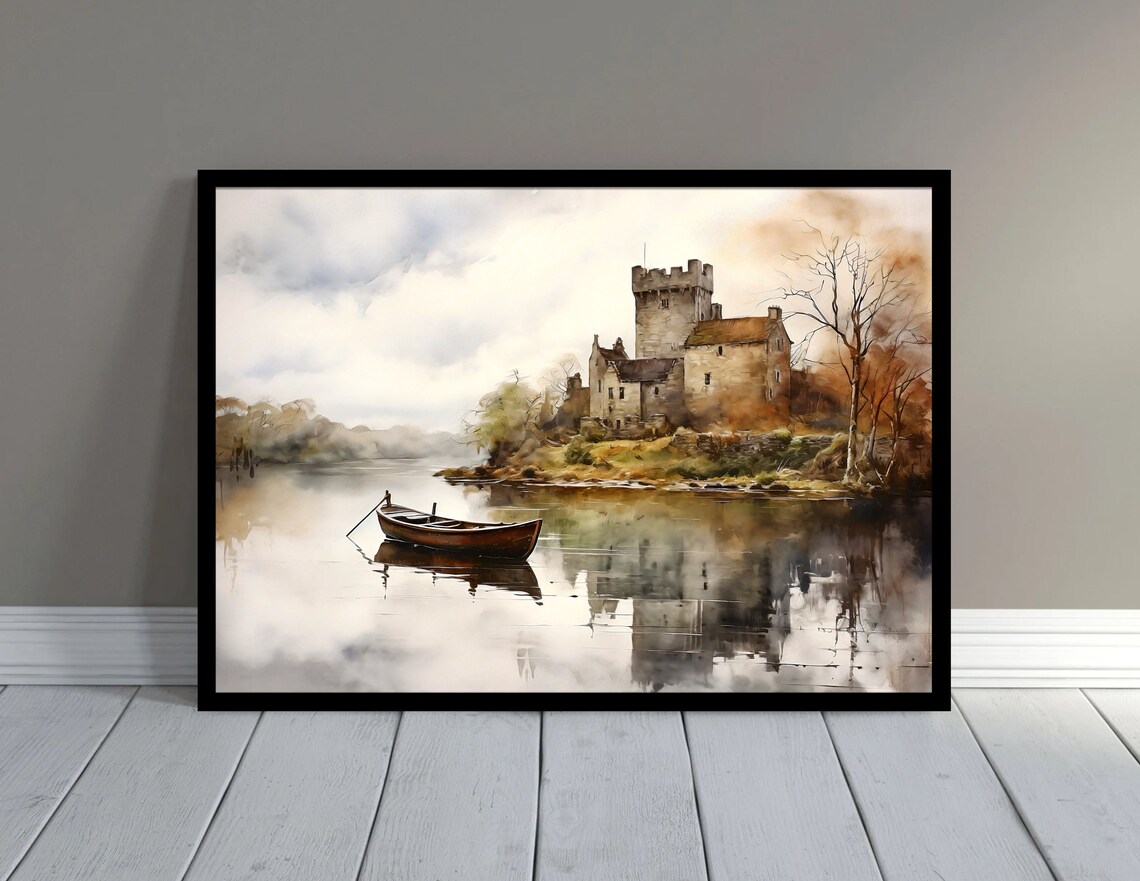 Bunratty Castle, Co. Clare Irish Landscape Art Print - Image 2