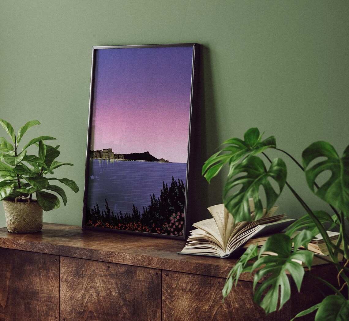 Hiroshi Nagai Retro Art Print, Vintage Wall Art - Image 4