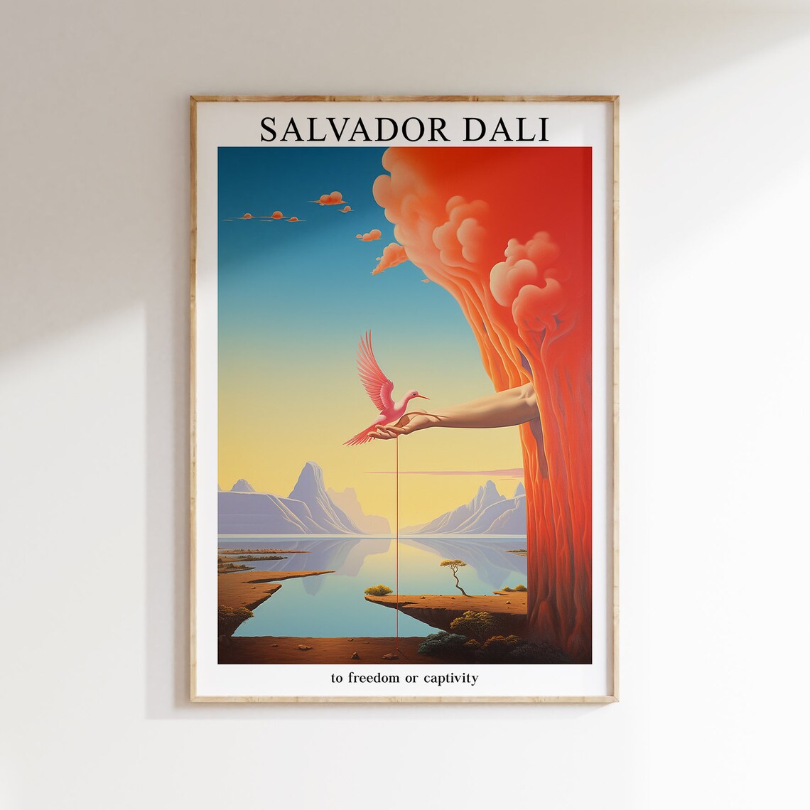 Salvador Dali Surreal Art Print, Exhibition Poster - Image 2