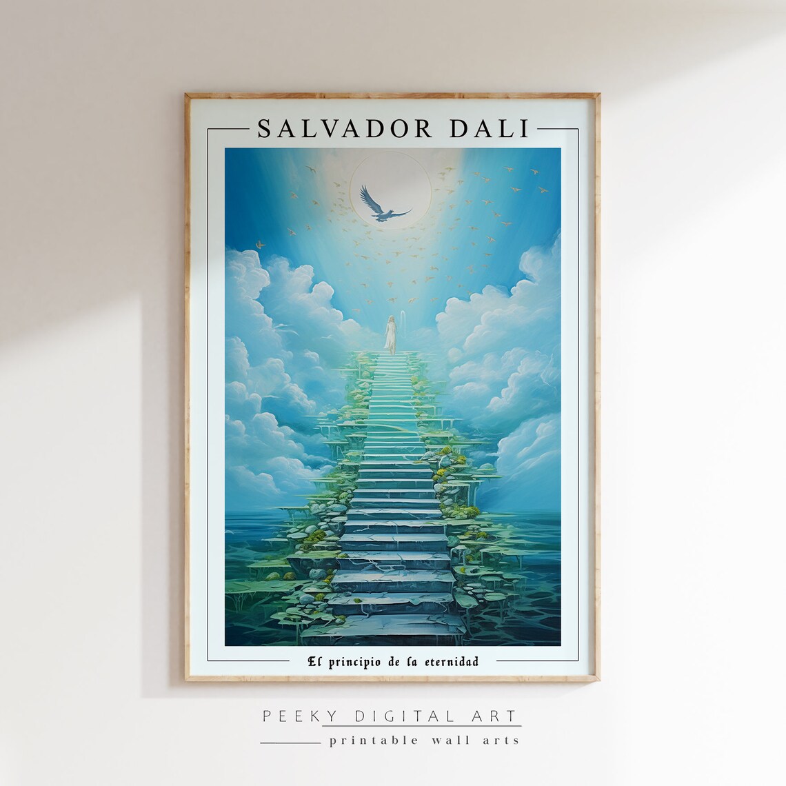 Salvador Dali Beginning Of Eternity Art Print - Image 2