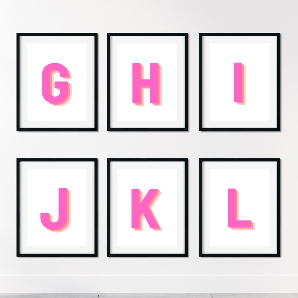 Letter H - Retro 3D Monogram - Image 2