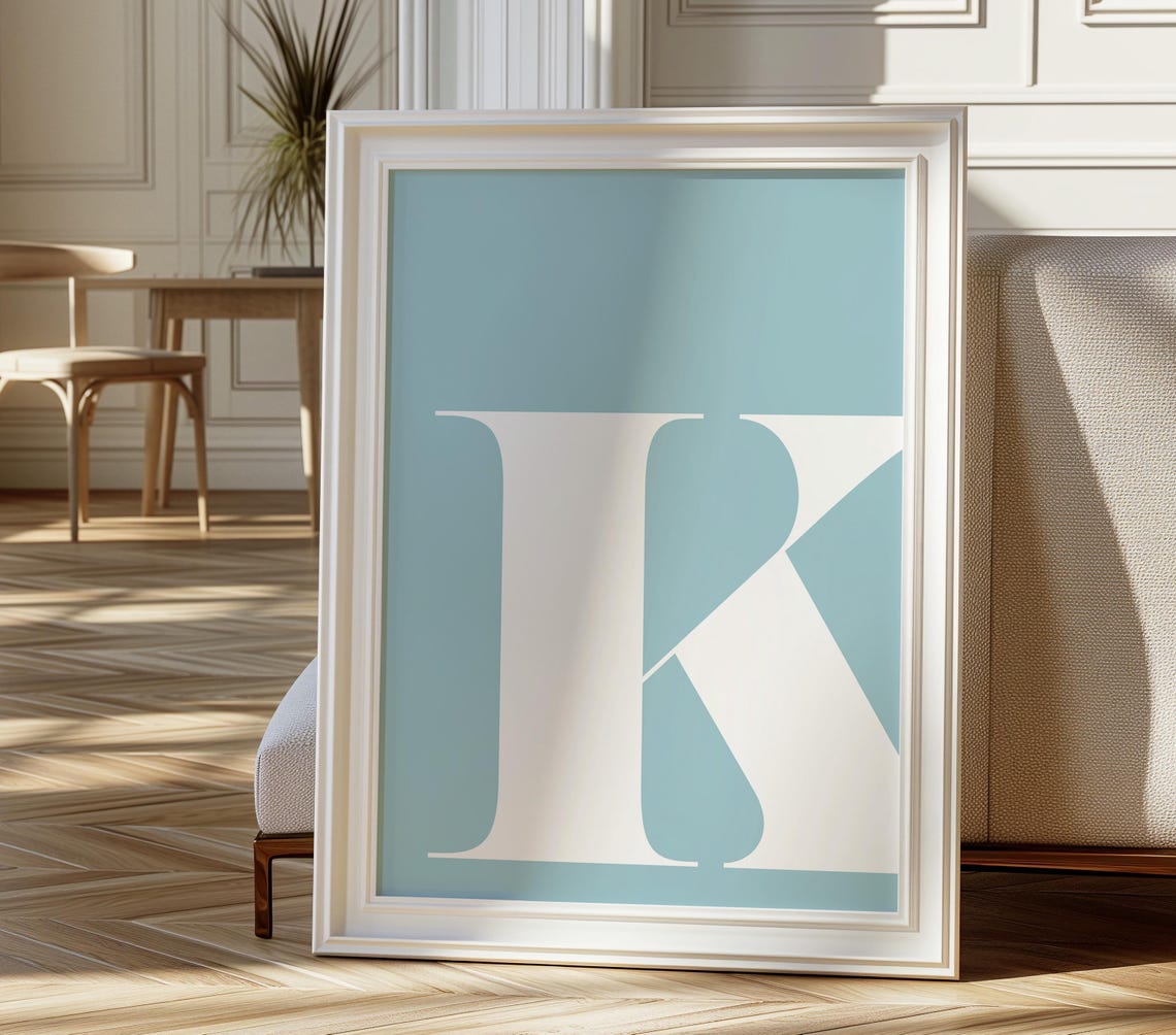 Letter S Print, Alphabet Nursery Decor