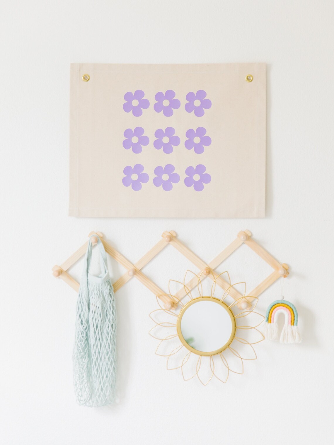 Spring Banner Spring Flowers Boho Wall Art Print - Image 3