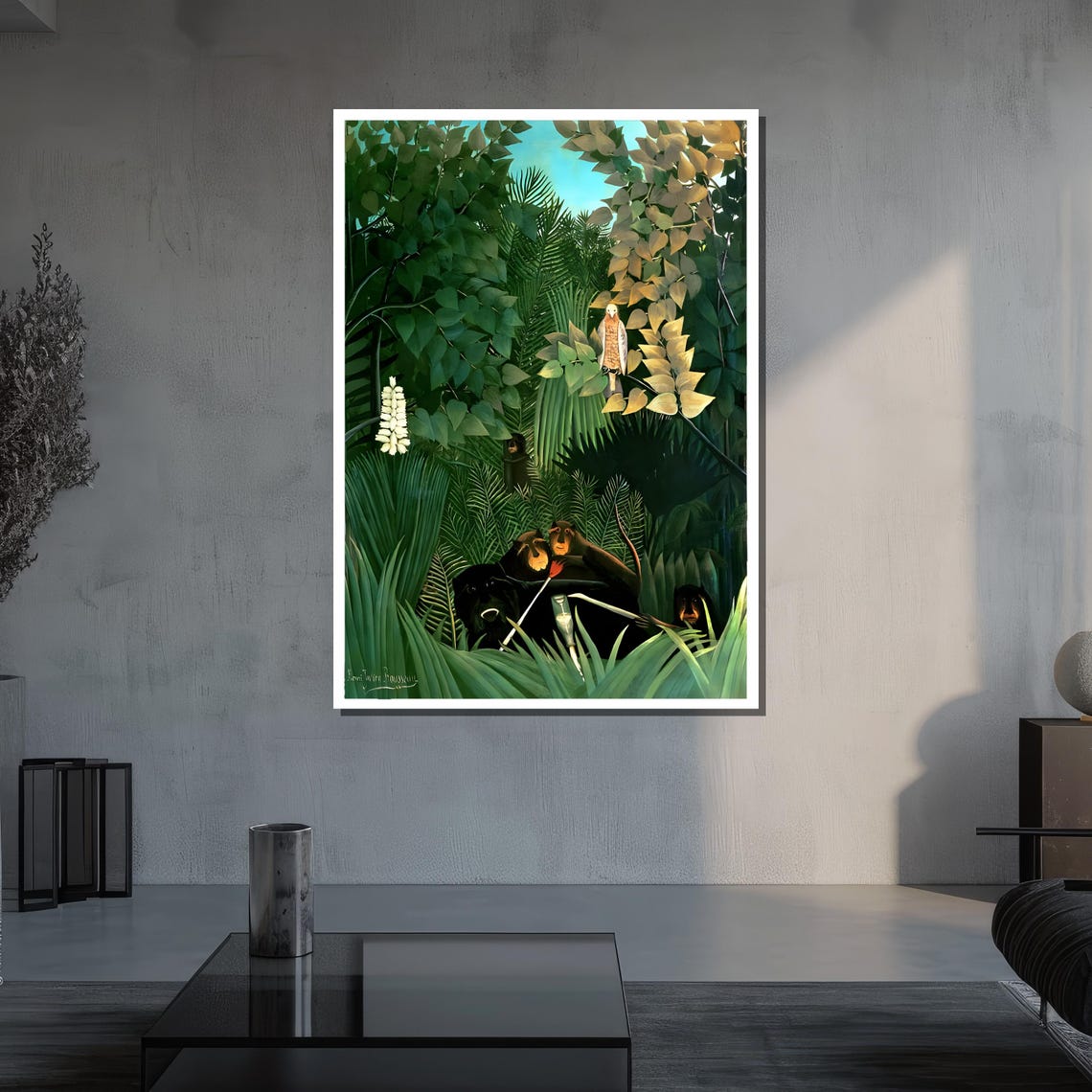 Henri Rousseau The Dream Jungle Night Scene Classic Art Poster - Image 3