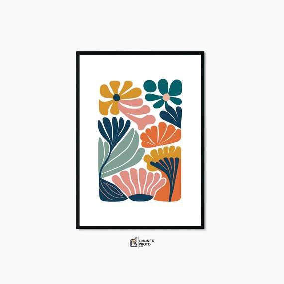 Instant Art Illustrationabstract Floral Photography Print Scandinavian Wall