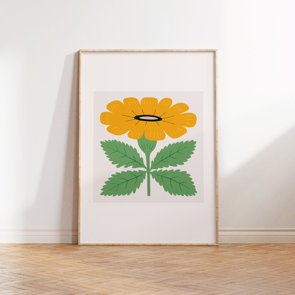 Jungle Flora Tropical Botanical Art Print, Floral