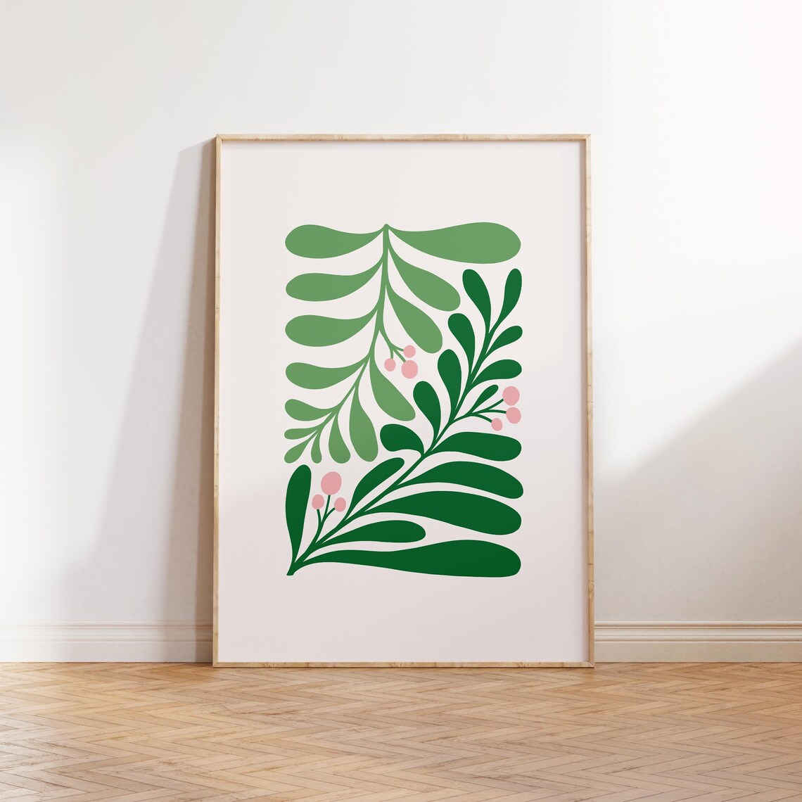 Jungle Flora Tropical Botanical Wall Art Print