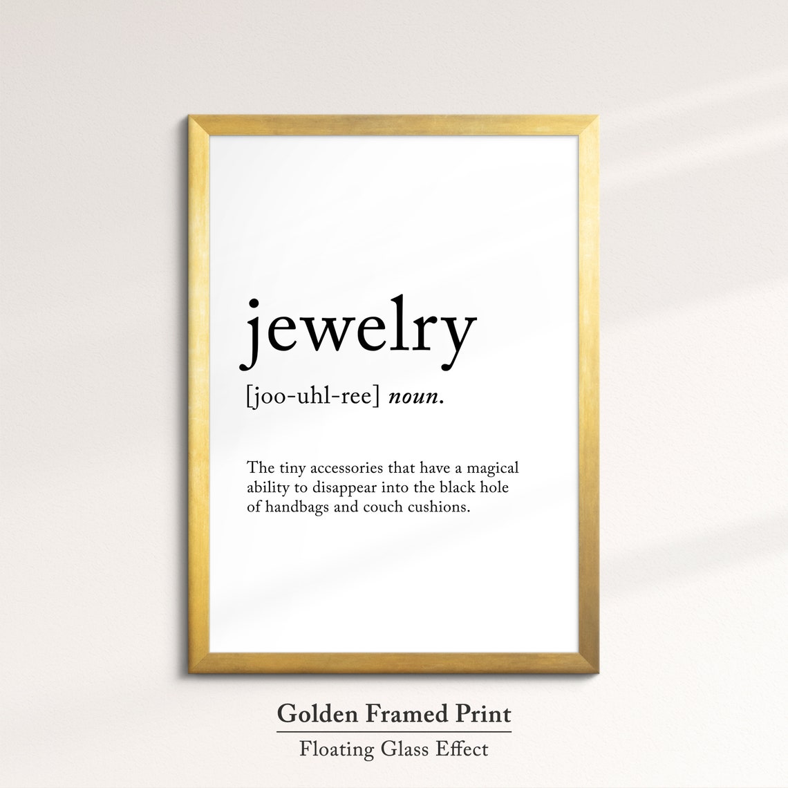 Jewelry Dictionary Definition Funny Accessories Quote Wall Poster - Image 5