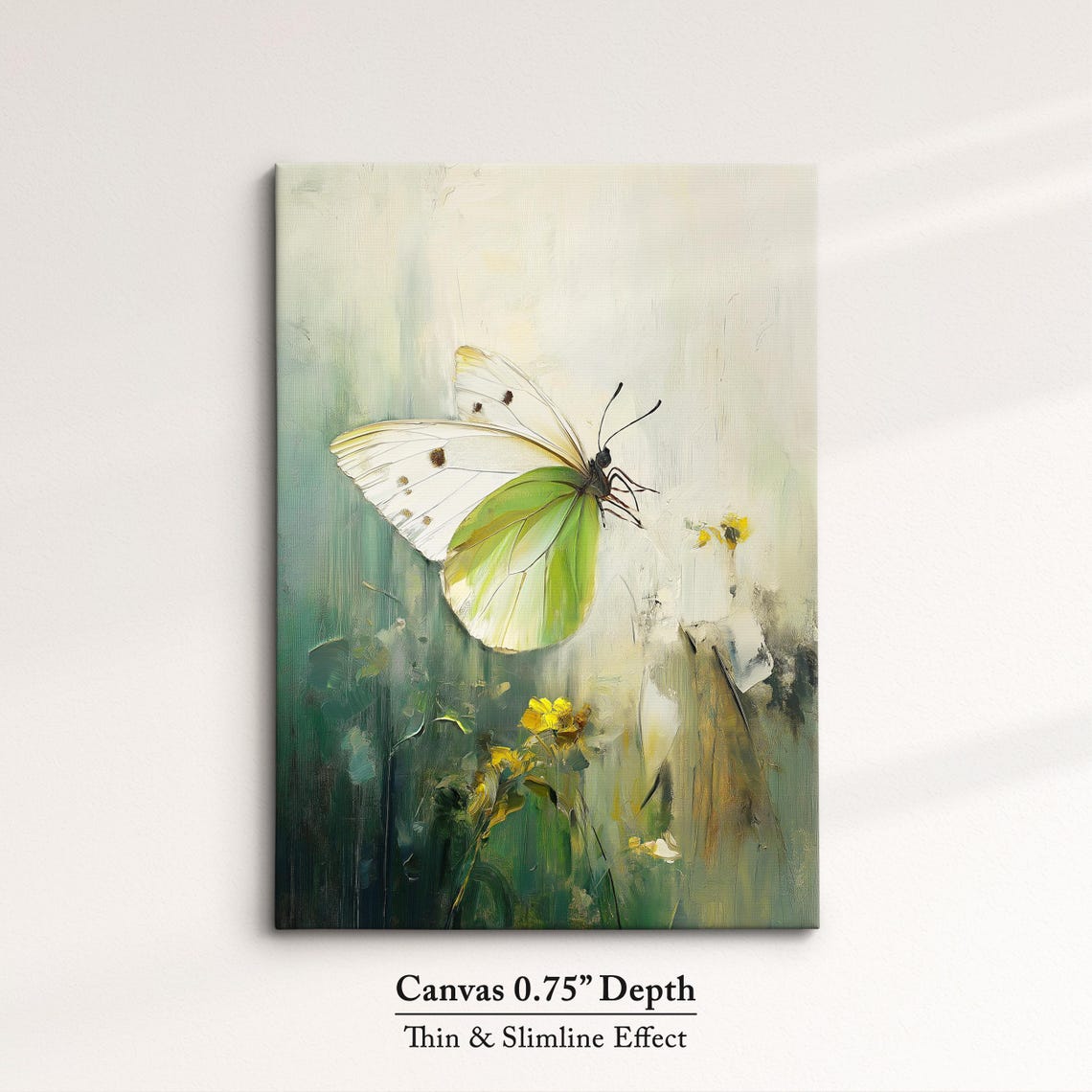 Colorful Butterfly Abstract Oil Painting Framed Print Framed Portrait Wall Art Poster Home Decor Interior Butterfly Lover Gift - Image 4
