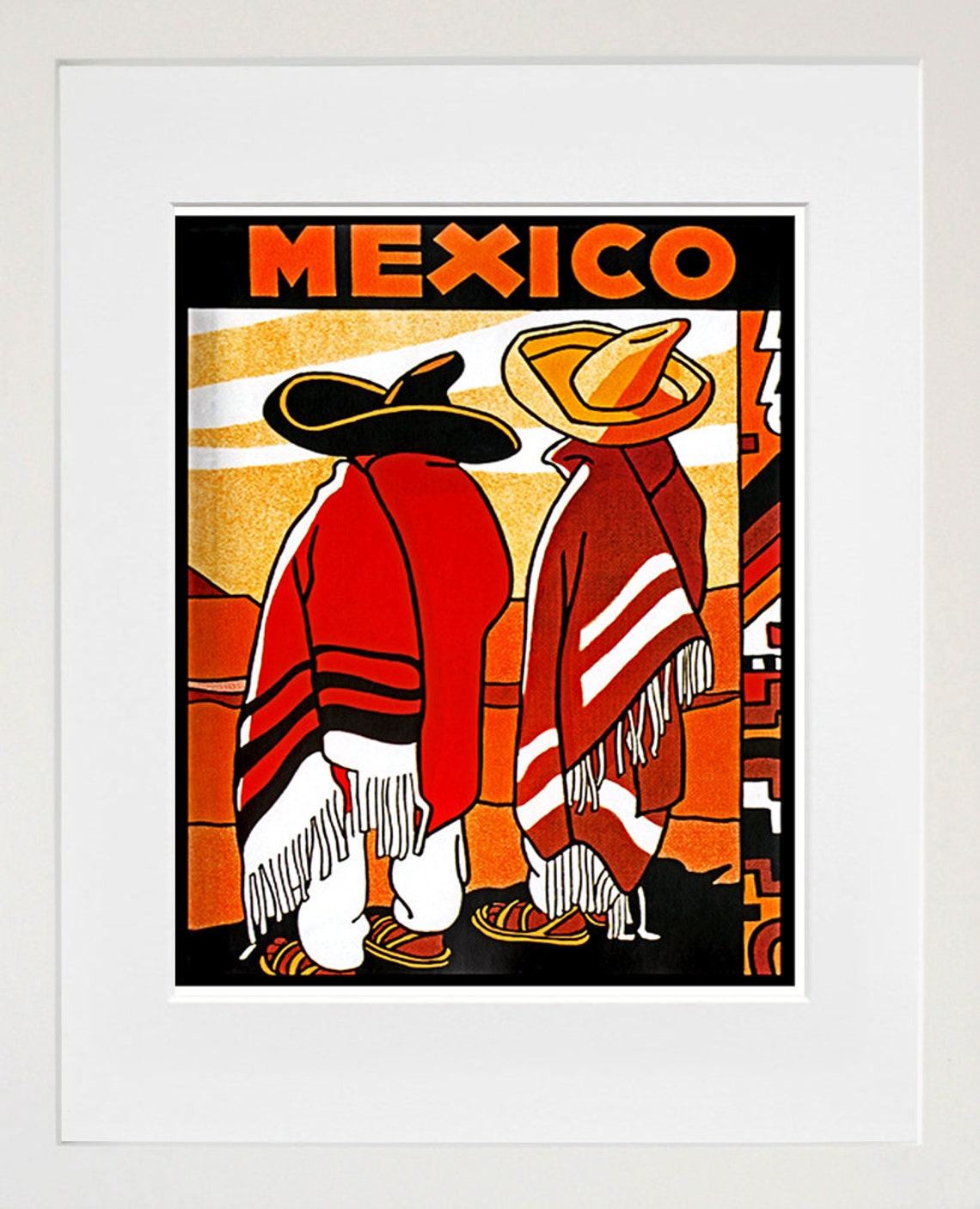 Mexican Art Mexico Travel Poster
