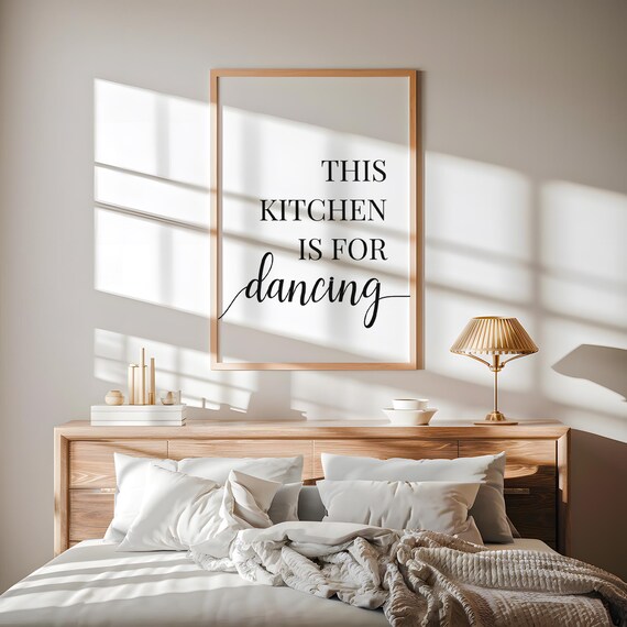 This Kitchen Is For Dancing Art Print