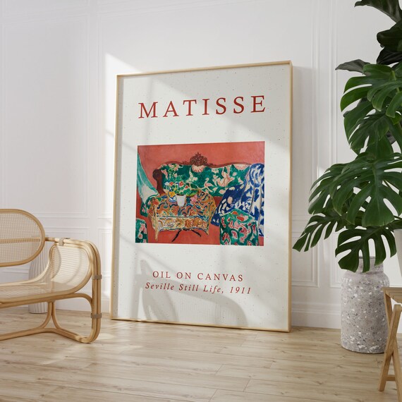 Matisse Art Print Matisse Paintings Matisse Vintage Poster French Wall Art Matisse Henri Matisse Print