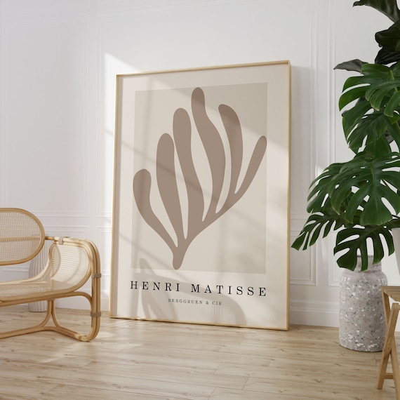 Matisse Beige Cut Outs Print Neutral Tones Poster Printable Poster Modern Minimalist Art Print Set Abstract Art Print