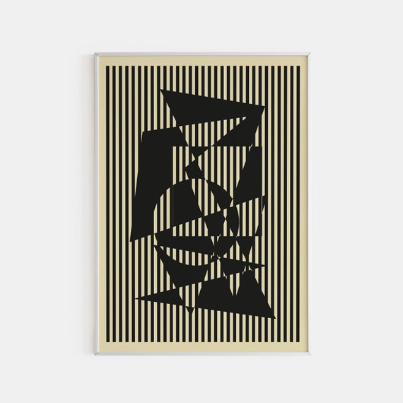 Bauhaus Art Print Exhibition Poster Ausstellung Vintage Poster Bauhaus Art Minimalist Decor Retro Wall Art