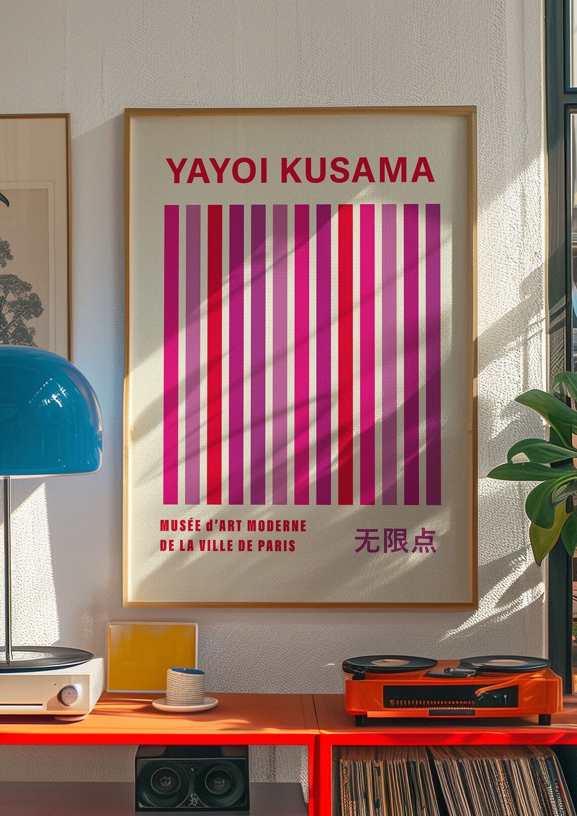 Yayoi Kusama Exhibition Poster, Japanese Decor - Image 3