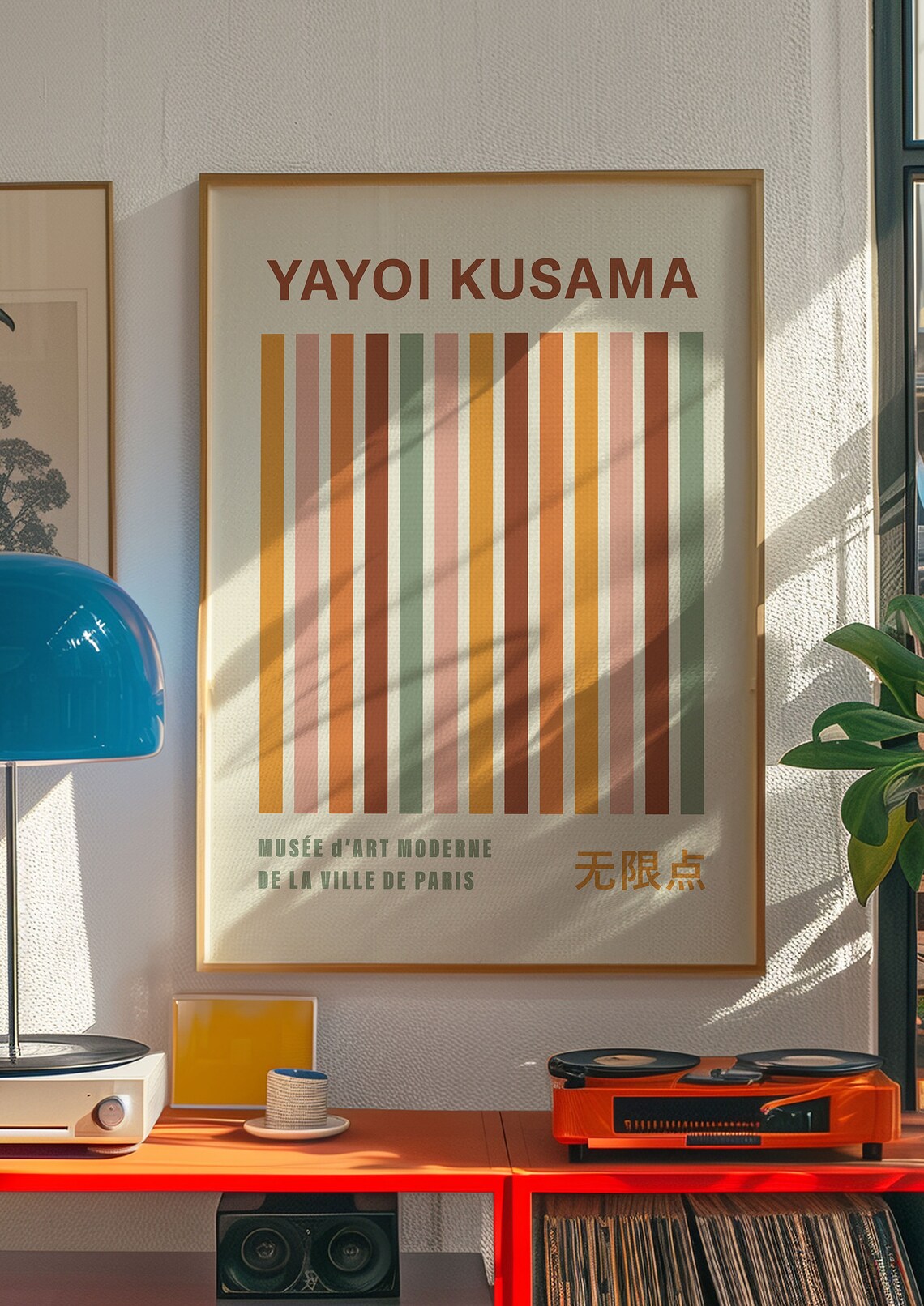 Yayoi Kusama Exhibition Poster, Retro Japanese Decor - Image 3