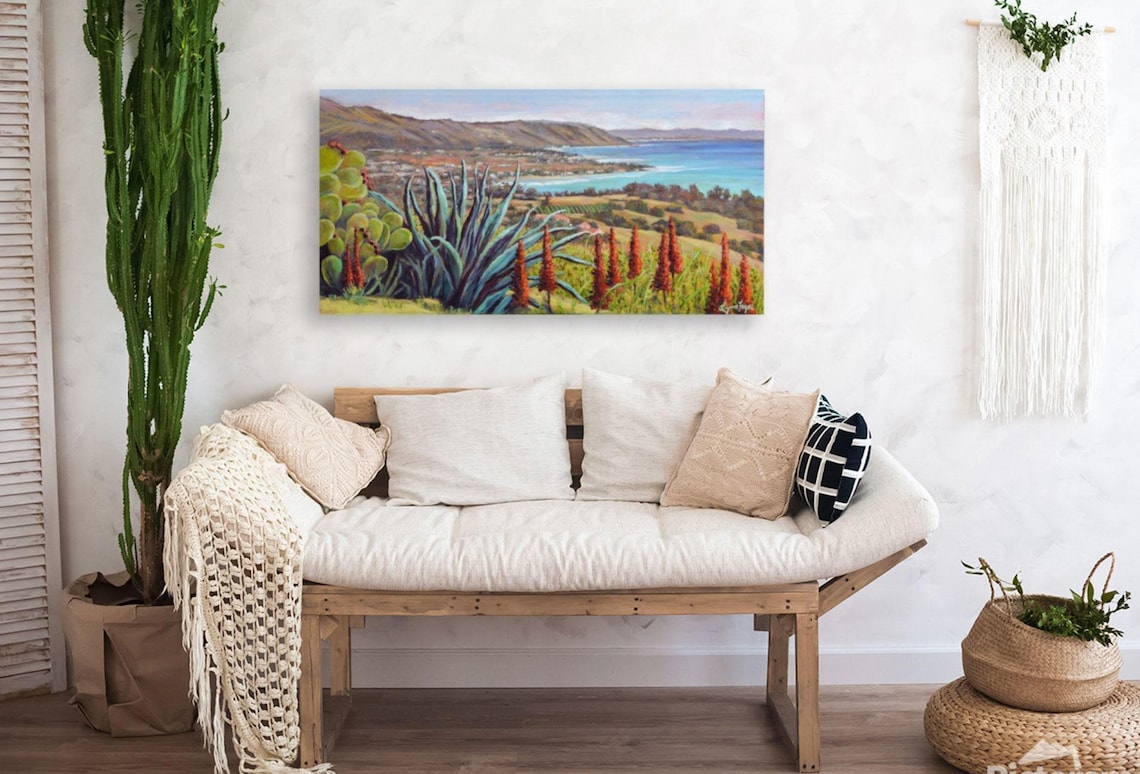 Goleta Landscape, Santa Barbara Travel Poster - Image 3