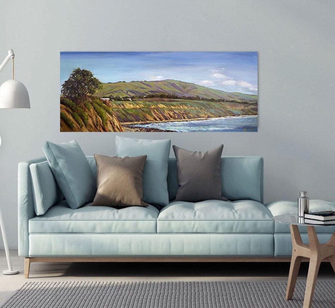 Carpinteria Bluffs Coastal Ocean Wall Art Print - Image 3