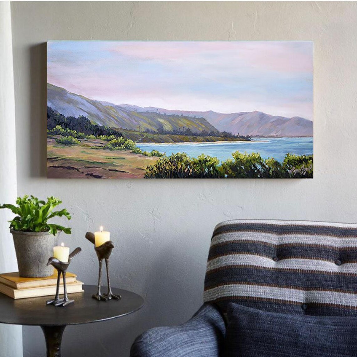 Carpinteria Beach Coastal Ocean Wall Art Print - Image 3