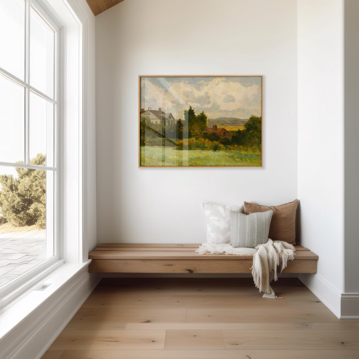 Vintage Countryside Landscape, Rustic Cottage Core - Image 3