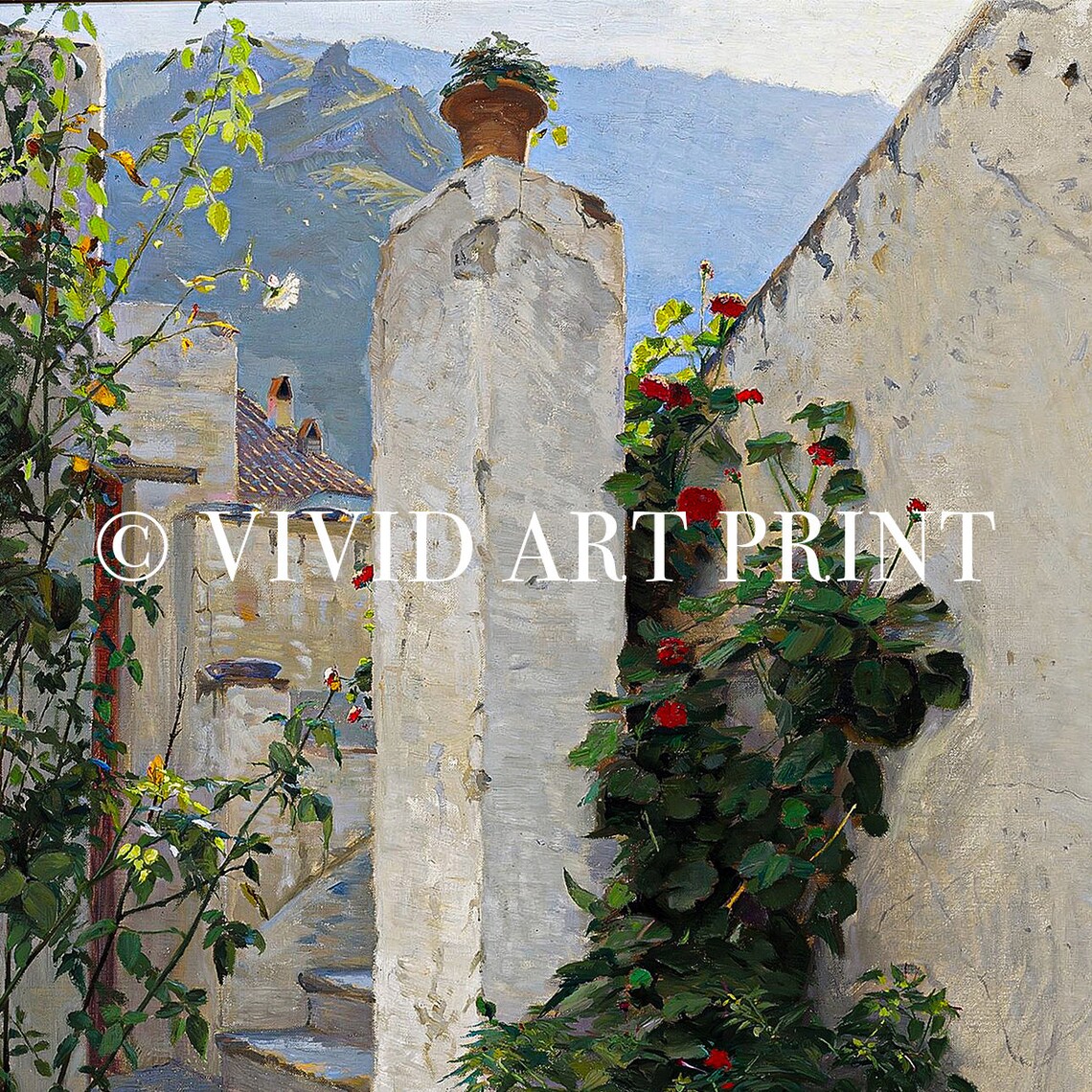 Italy Coast Vintage Mediterranean Street Art Print - Image 4