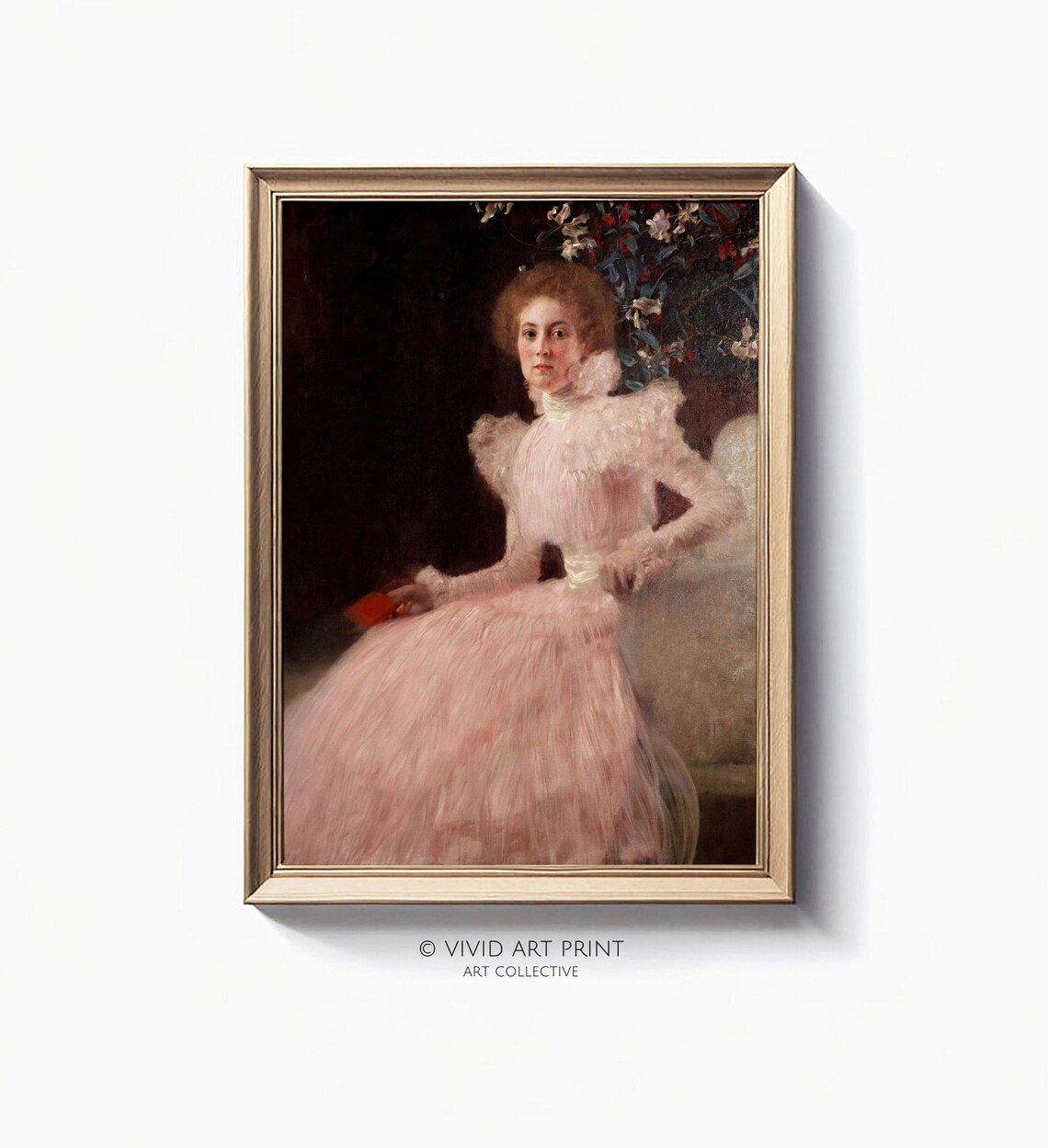 Victorian Portrait, Romantic Vintage Art Print