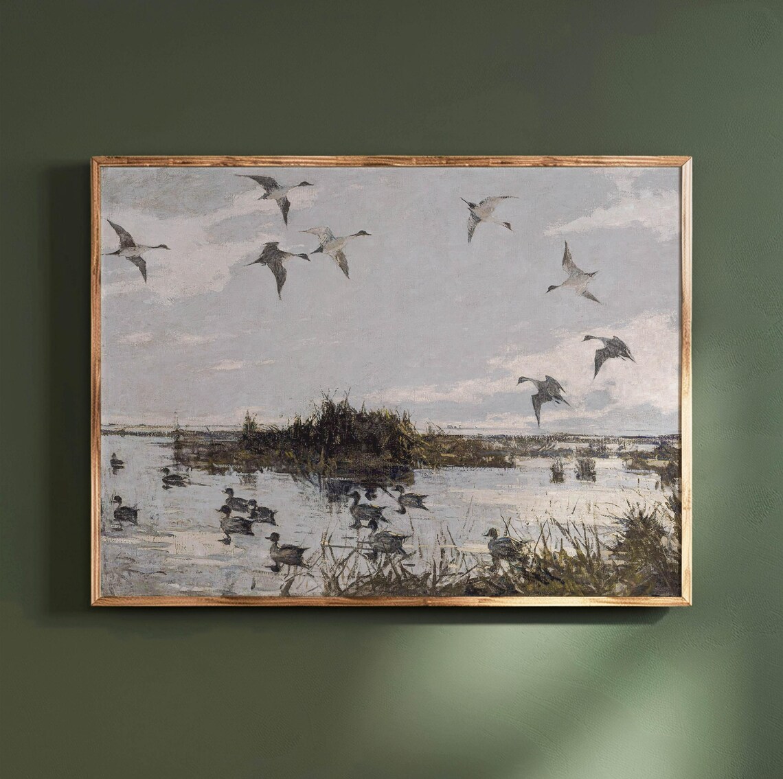 Vintage Marsh Birds, Classic Nature Art Print - Image 2