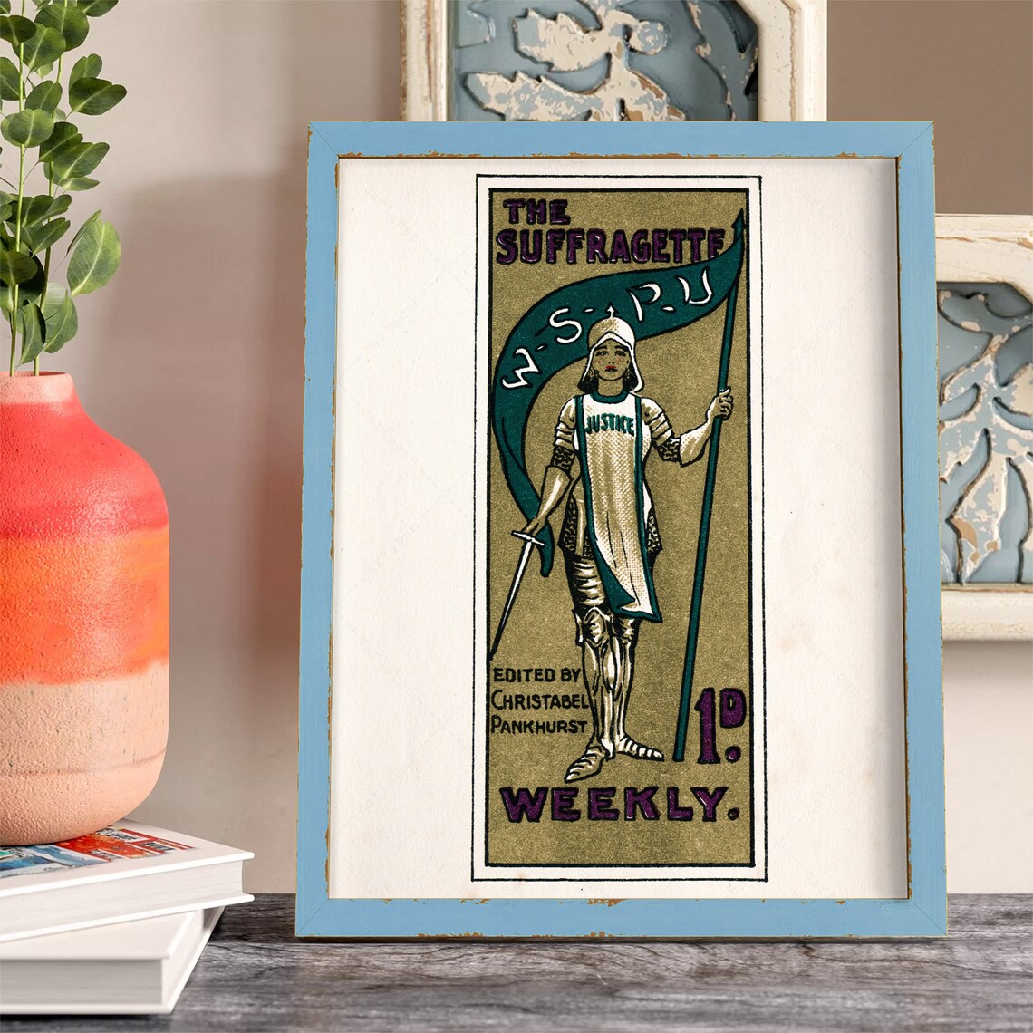 Christabel Pankhurst The Suffragette Weekly WSPU Feminist Art Wall Poster - Image 3