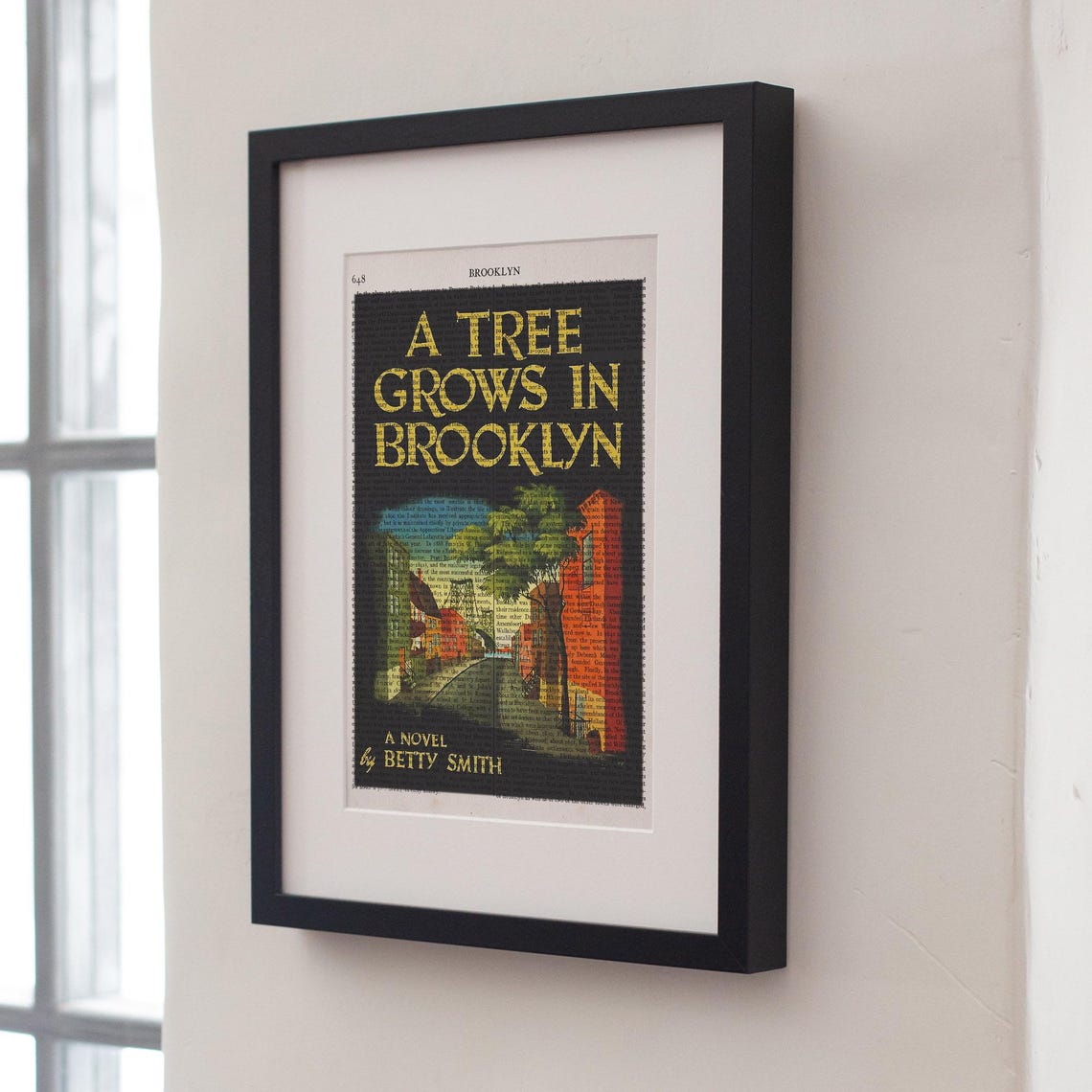 Betty Smith A Tree Grows in Brooklyn Dictionary Page Book Art Poster - Image 2