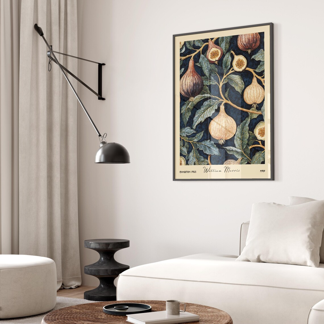 Fig Kitchen Print William Morris Botanical Vintage Wall Art Cooking Decor Printed On Luxury Paper - Image 2