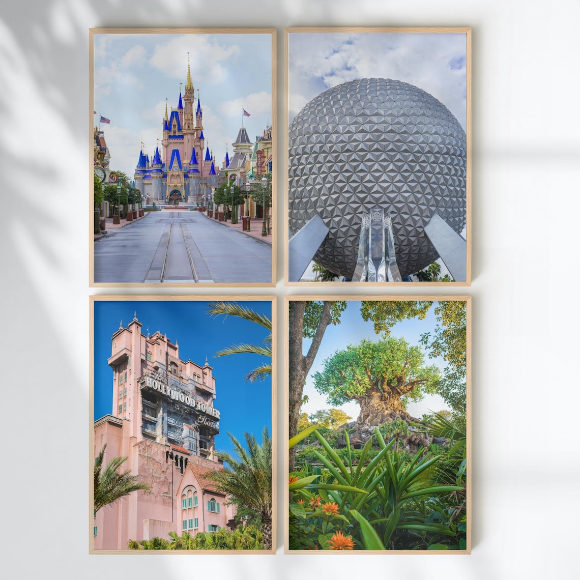 Walt Disney World Icons Travel Poster, Magic Kingdom