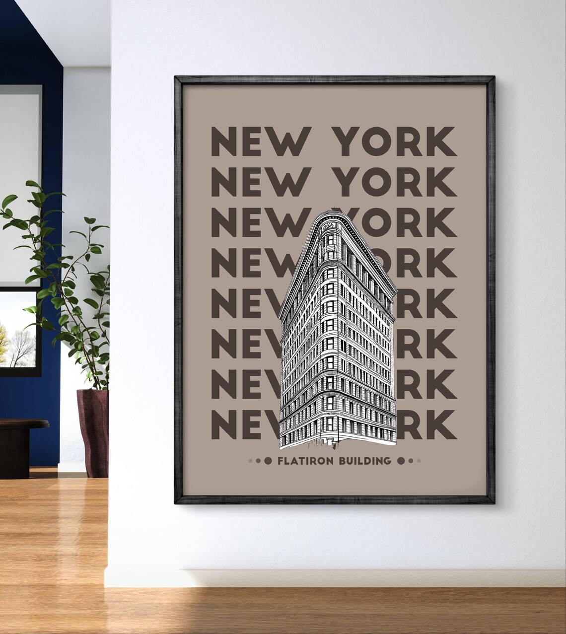 Flatiron Building, NYC Architecture Travel Poster - Image 3