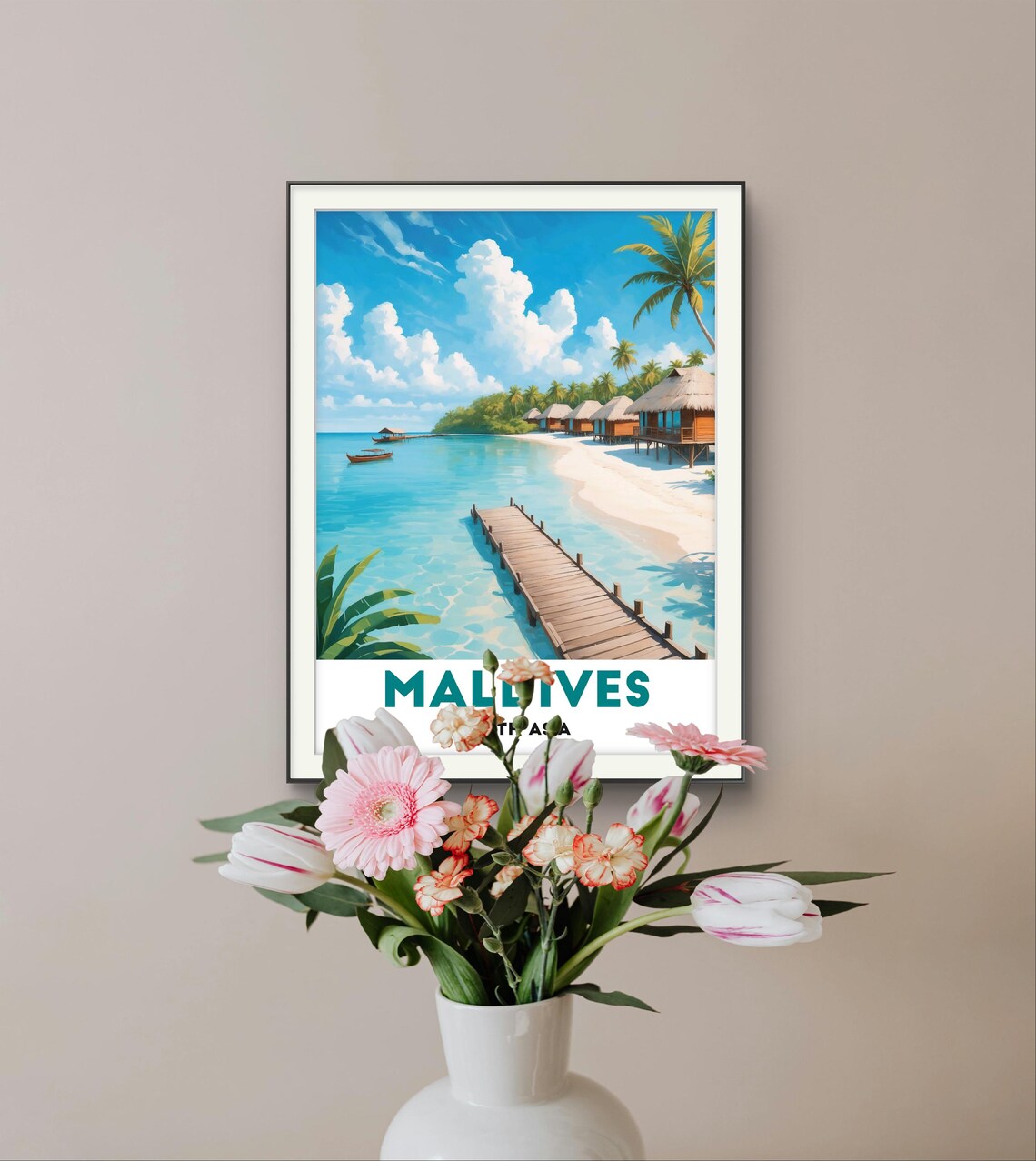 Maldives South Asia Poster Tropical Paradise - Image 3