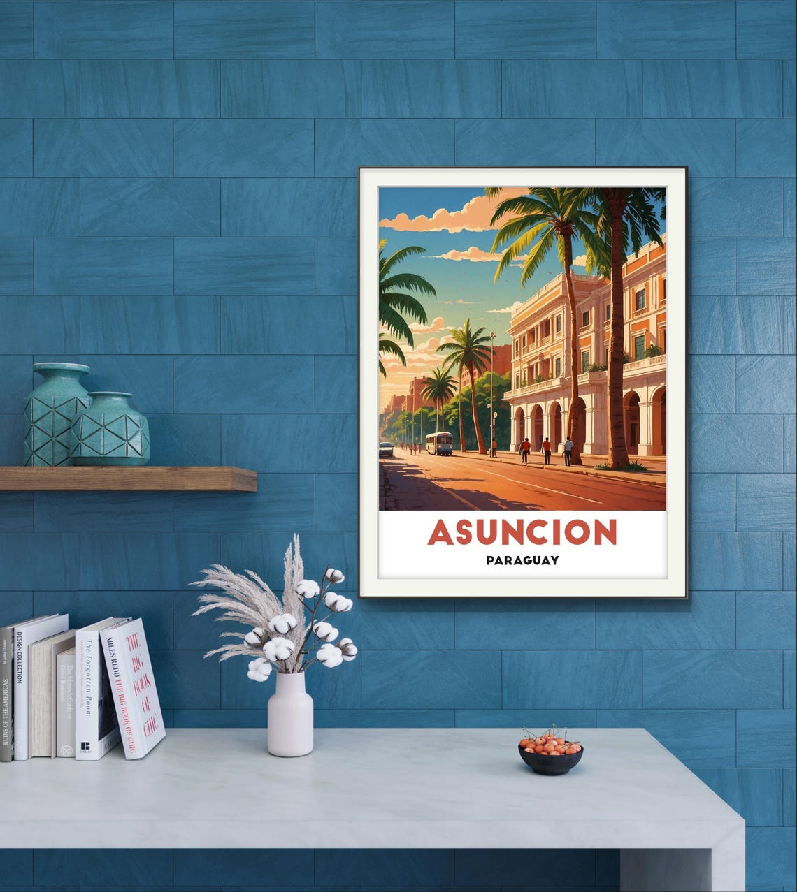 Asuncin Poster Streets Of Tropical Elegance Paraguay Poster - Image 4