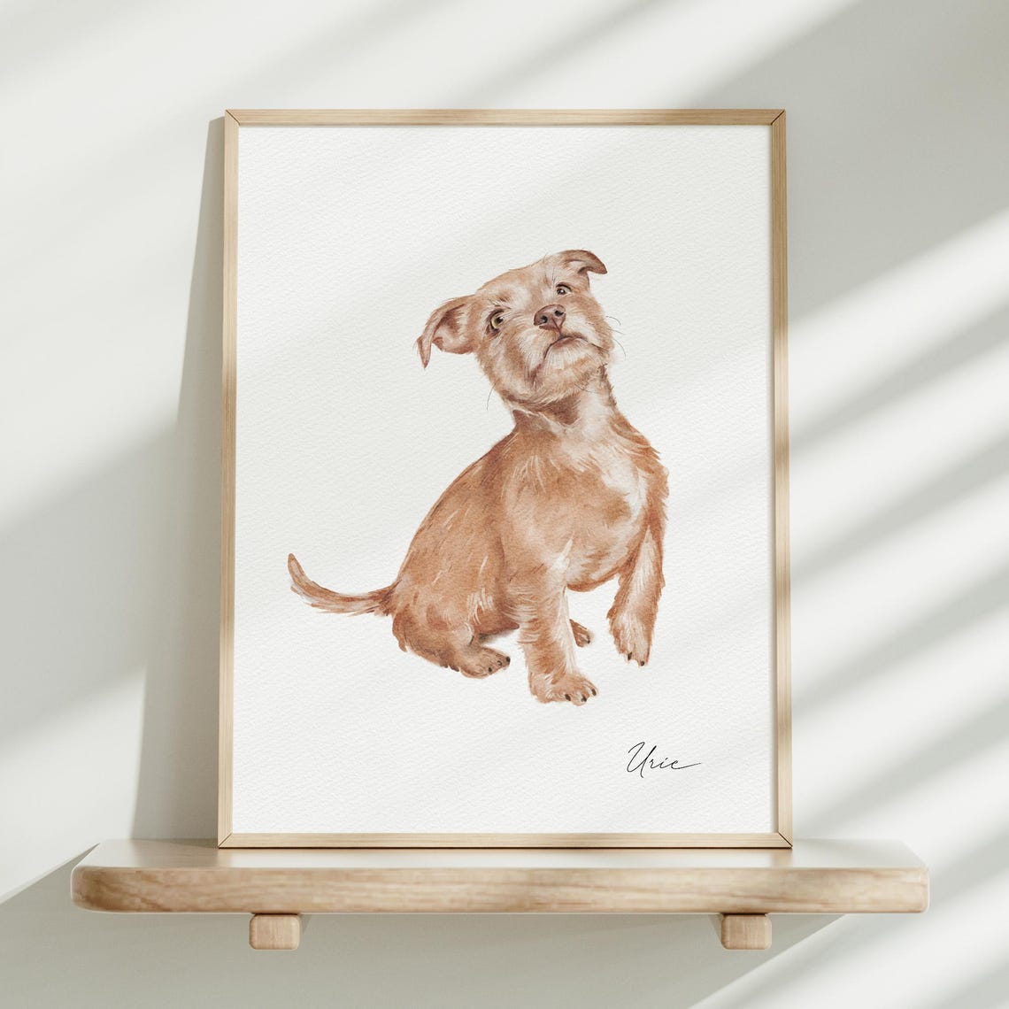 Mini Custom Pet Portrait Watercolor Pet Painting Dog Portrait From Photo Pet Memorial Gift Dog Lover Gift Gift For Dog Owner - Image 2