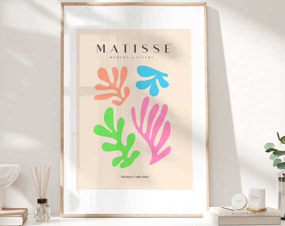 Matisse Print Henri Matisse Wall Art Matisse Exhibition Art Posters Unframed