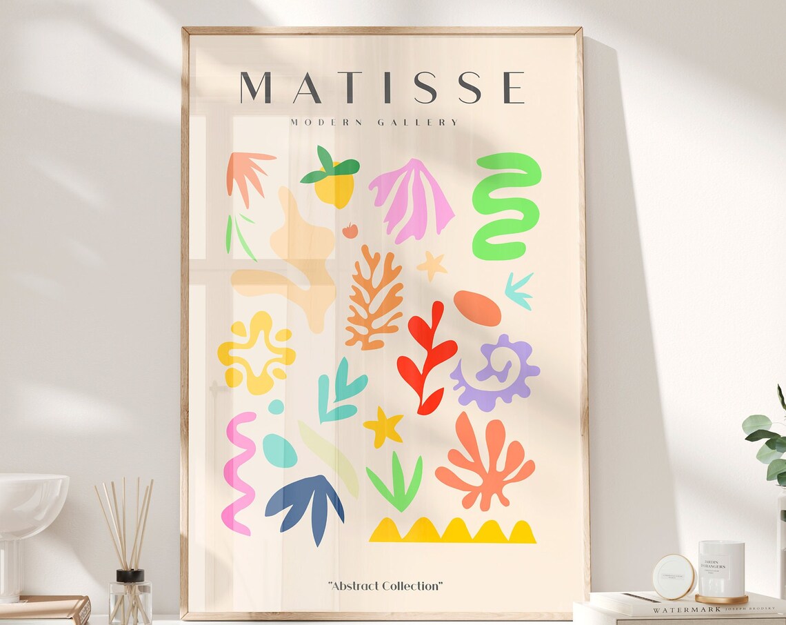 Matisse Print Henri Matisse Wall Art Matisse Exhibition Art Posters Unframed