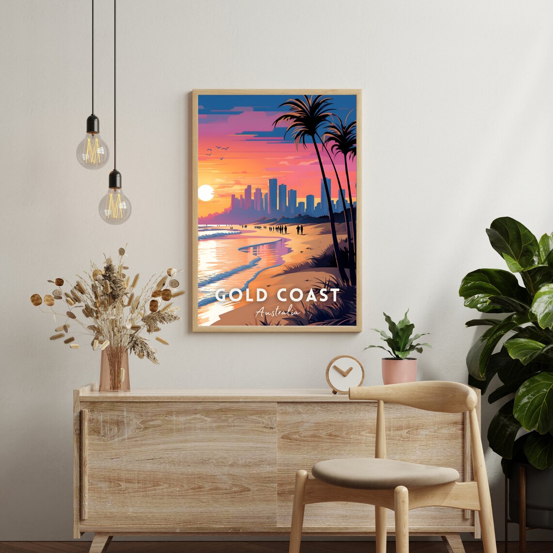 Gold Coast Australia Travel Poster, Queensland Print - Image 2