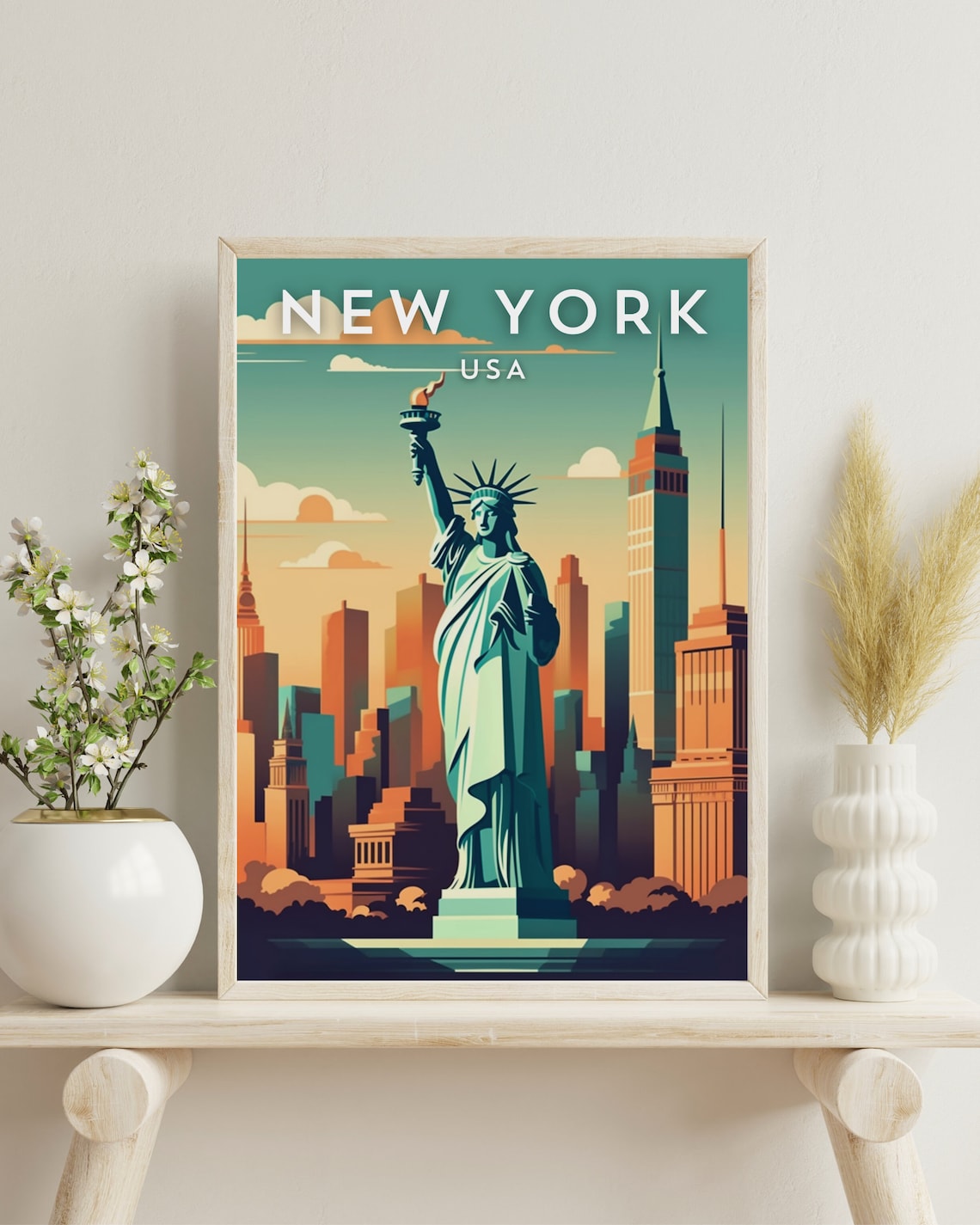 New York Travel Poster, USA Wall Art Print - Image 2