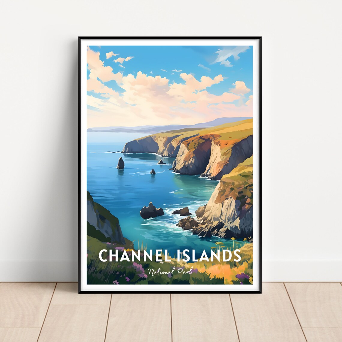 Channel Islands National Park Travel Poster Art Print