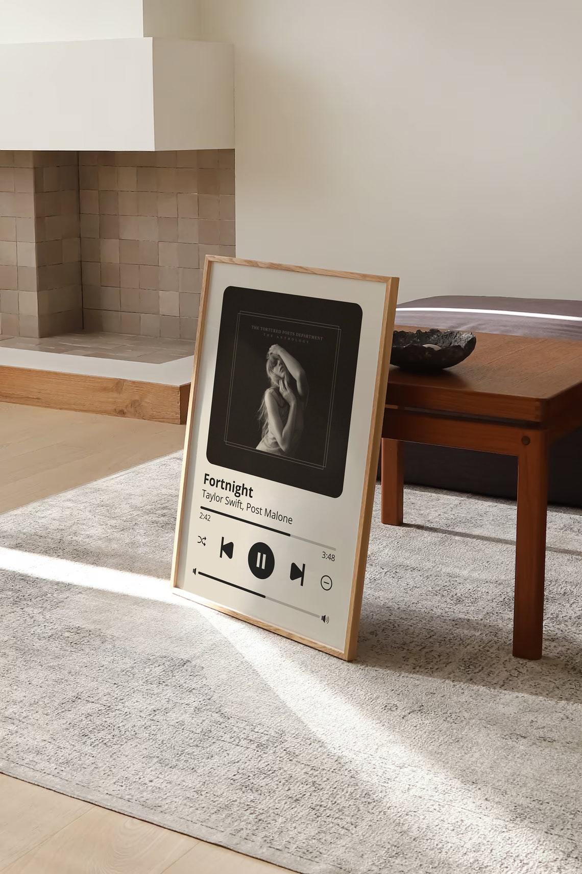 N95 Kendrick Lamar Custom Spotify Song Player Style Music Poster - Image 4
