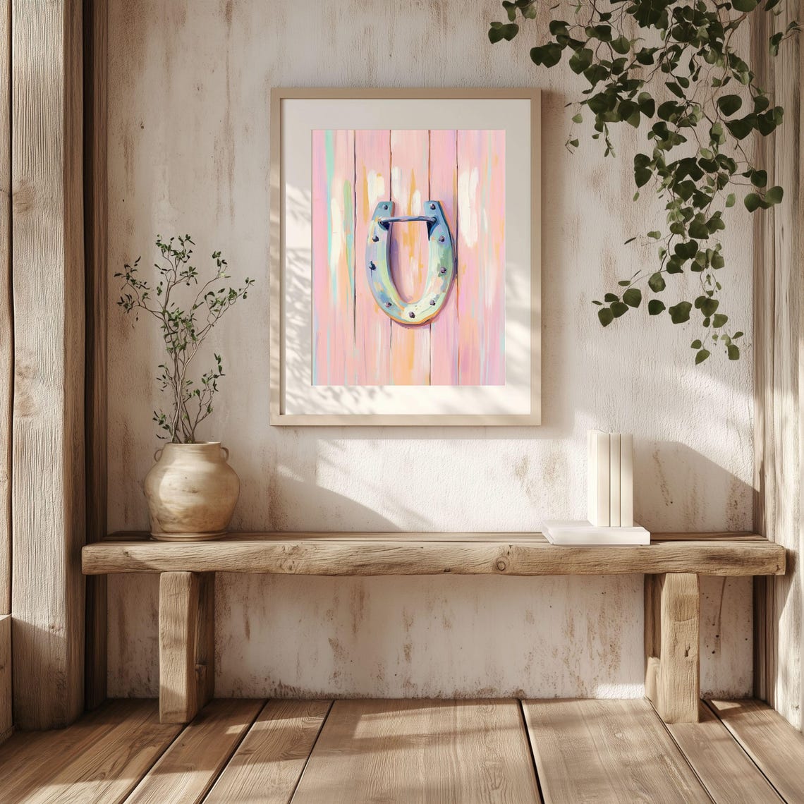 Minimalist Wild West Print Lucky You Poster Rustic Horseshoe Wall Art Good Luck Babe How Lucky Are We Art Western Lucky Girl Art - Image 2