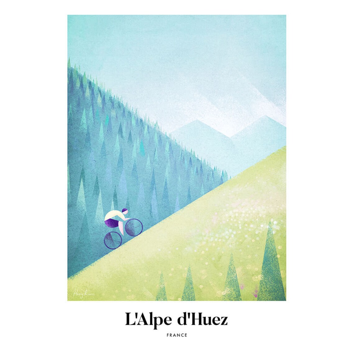 Lalpe Dhuez Print by Henry Rivers, Travel Poster - Image 3
